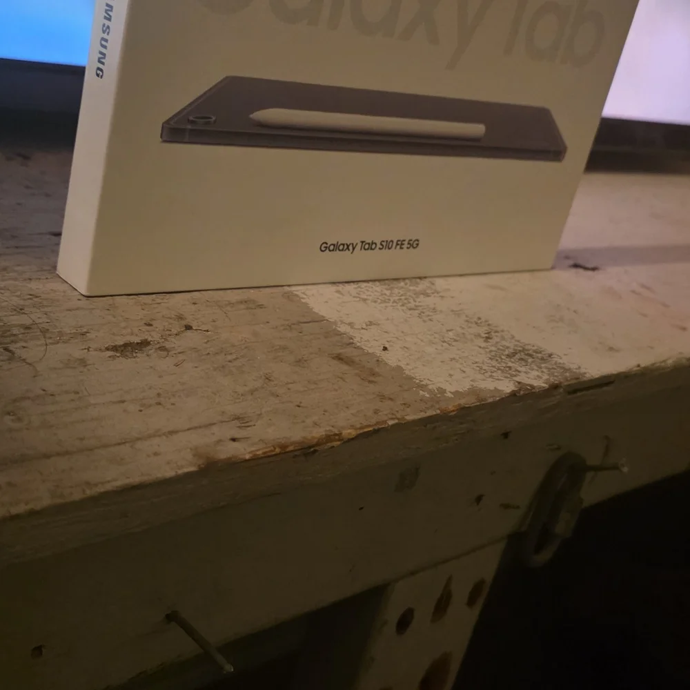 Samsung Galaxy Tab S10 FE 5G in White with Stylus